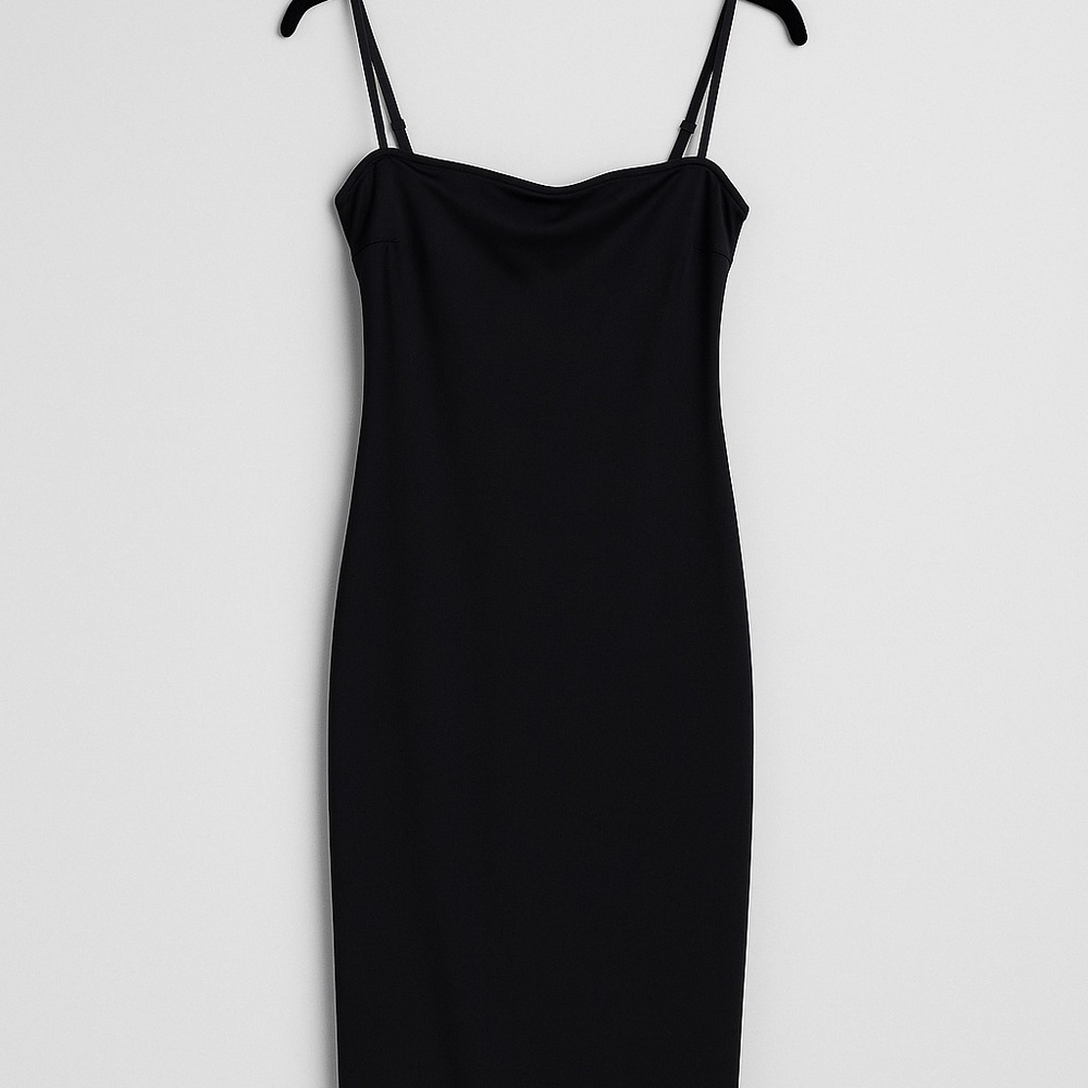Victoria's Secret Classic Black Midi Dress